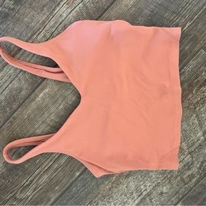 Peach/Pink Lululemon align tank! Size 6!